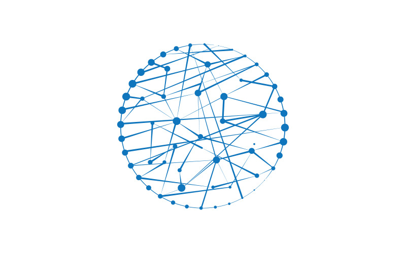 Wereldwijde wereldlogo-sjabloon vectorillustratie v.3