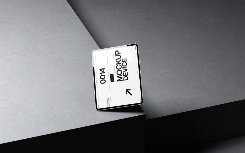 Modello di progettazione PSD per mockup di tablet