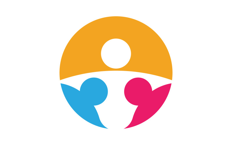 Diseño de logotipo para redes sociales y comunidades de cuidado de adopción v.1