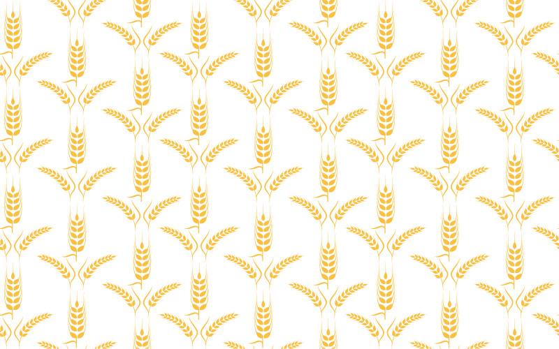 Farma pšenice rýže vektorové ikony ilustrace šablony návrhu v.34