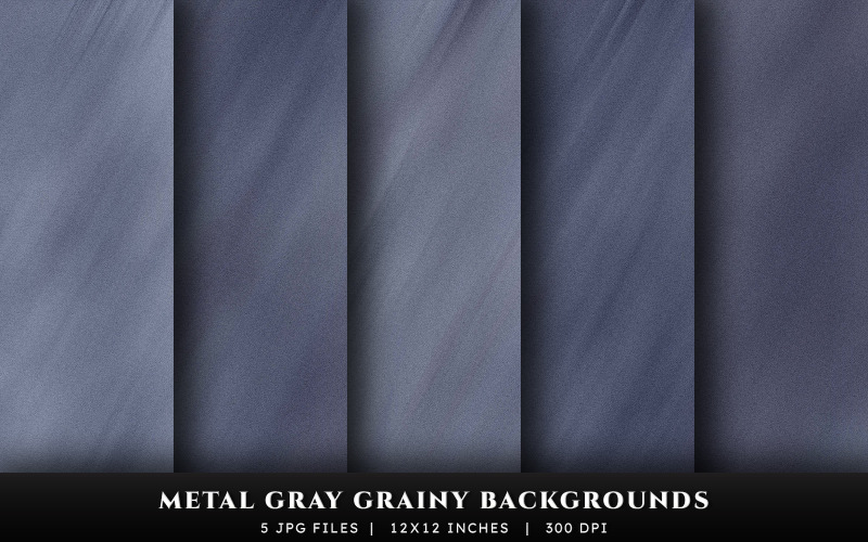 Fondos con textura granulada de color gris metalizado