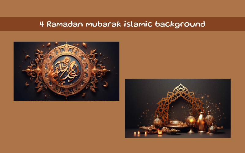 Ramadan Mubarak islamischer Hintergrund