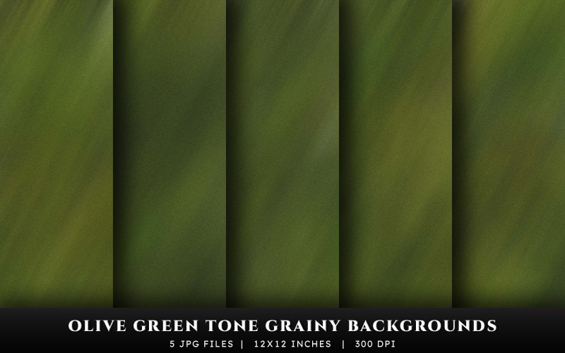 Tła o ziarnistej fakturze w odcieniu oliwkowej zieleni