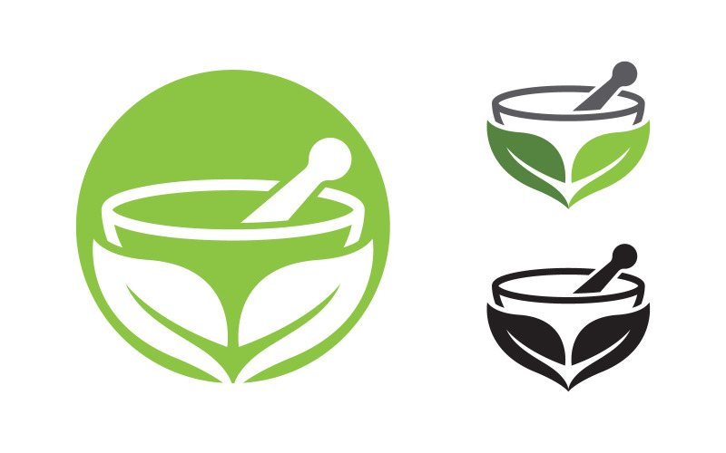 Illustrazione vettoriale del modello del logo del laboratorio medico sanitario v.10