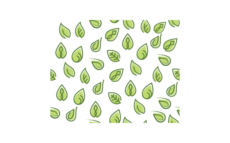 Natureza folha ecologia vegano conceito Logotipo ilustração Modelo v.25