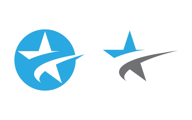 Star Snabb hastighet Illustration logotyp design v.9