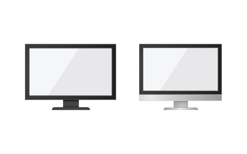 TV, LCD, LED, monitor pictogram vector illustratie ontwerp v.3