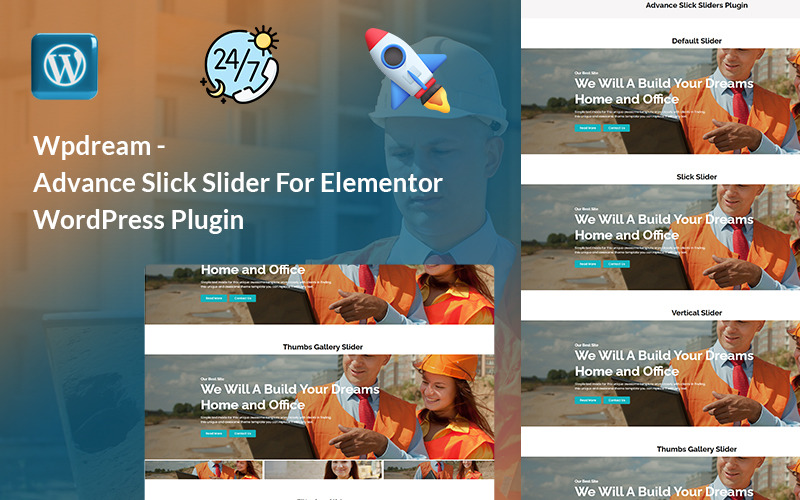 Wpdream - Elementor WordPress 插件的高级 Slick Slider
