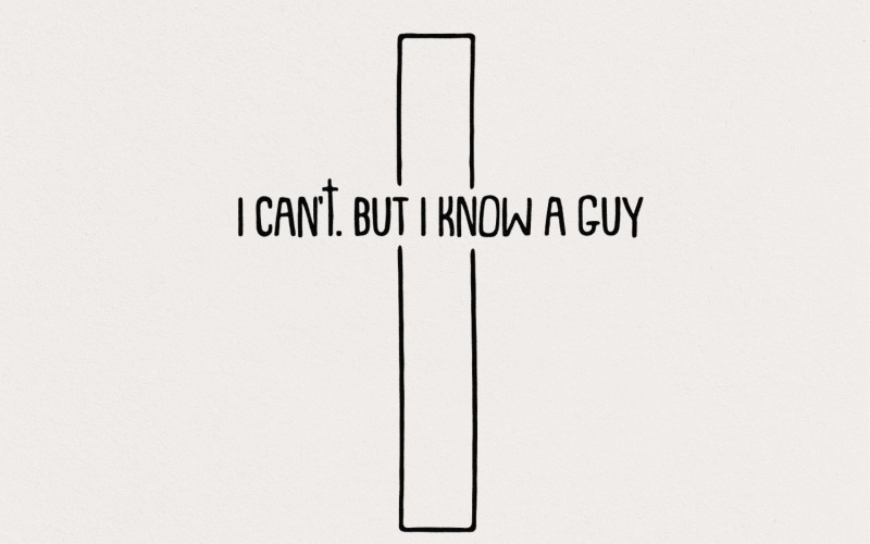 I Can’t But I Know a Guy PNG, Christian PNG, Digital Download, Faith Design, Religious Sublimation,