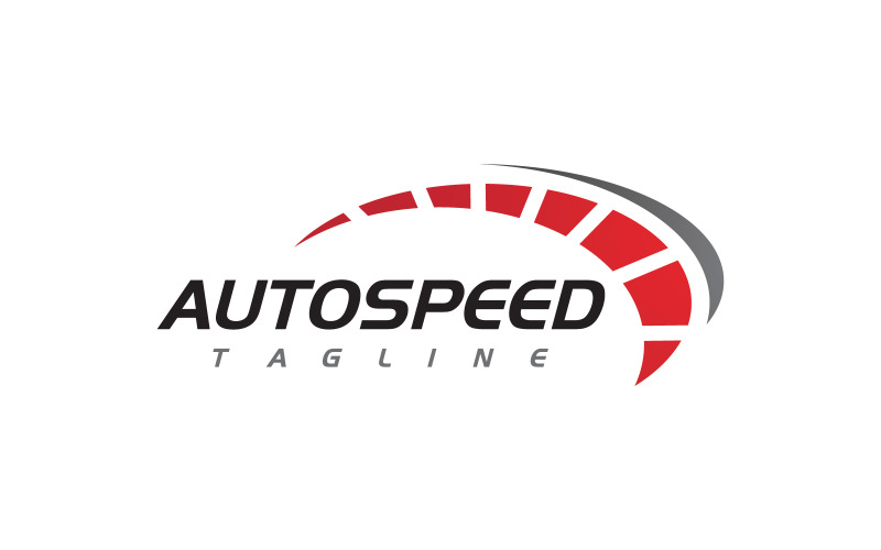 Icona del tachimetro Race Sport per il design dell'illustrazione del logo dell'auto v.8