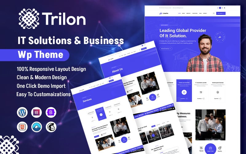 Trilon -  IT Solutions & Business Consultant WordPress Theme