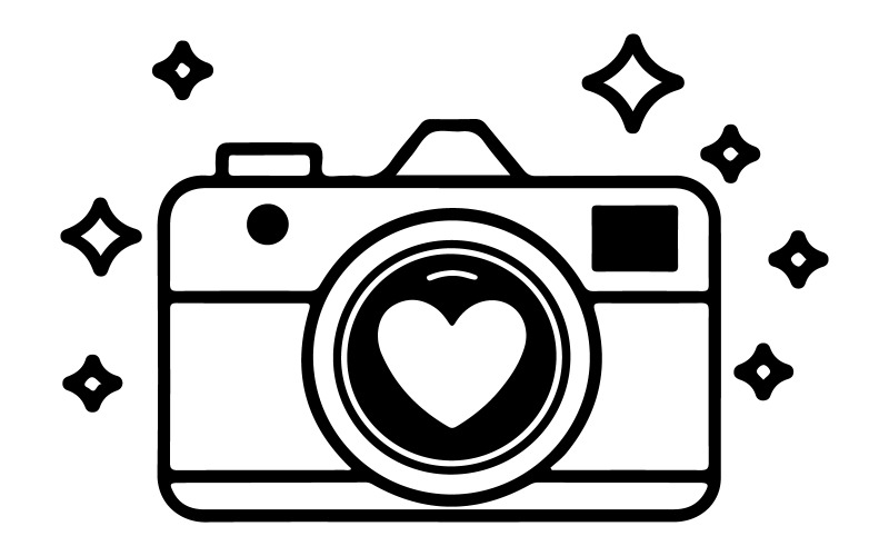 Ilustracja aparatu fotograficznego