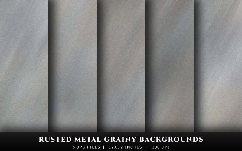 Fundos de textura granulada de metal enferrujado