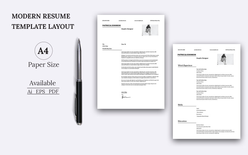 Layout del curriculum strabiliante