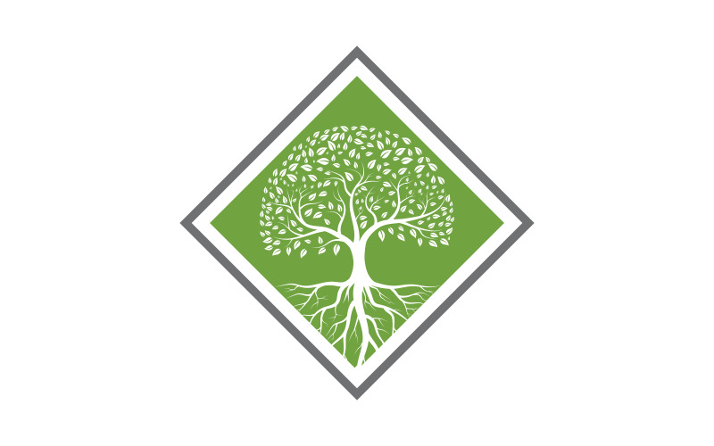 Boompictogram illustratie ontwerp sjabloon v.19