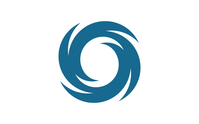 Vortex icon speed concept symbol vector Logo illustration v.2