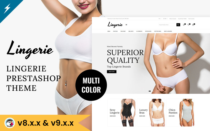 Lingerie & Mode PrestaShop Responsief Thema