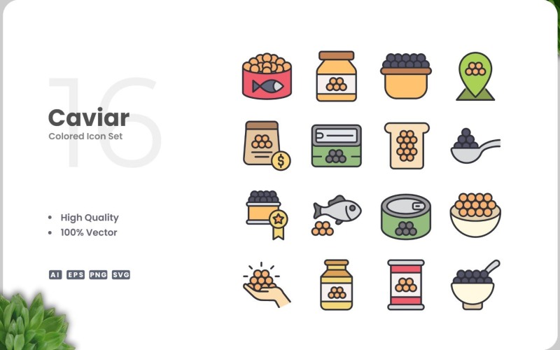 16 款 Caviar Icon 颜色系列