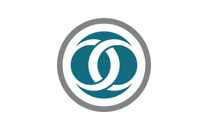 Conception d'illustration d'entreprise de logo lié v.5