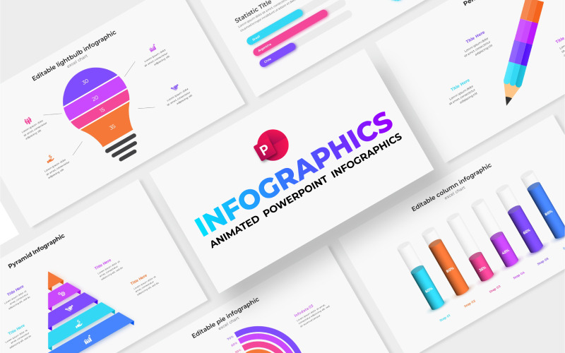 Infografica animata - Presentazione modello PowerPoint