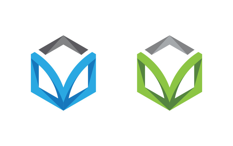 N Logo Hexagon illustration Icon Vector Template v.1