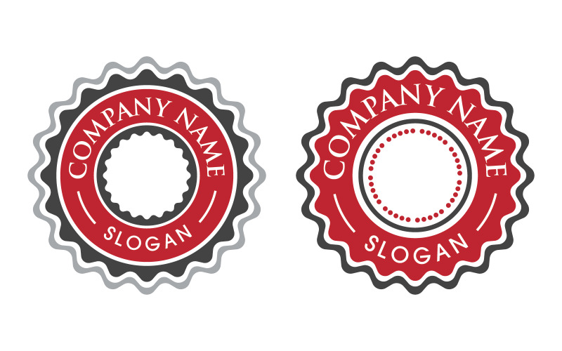Emblem produktillustration designmall v.3