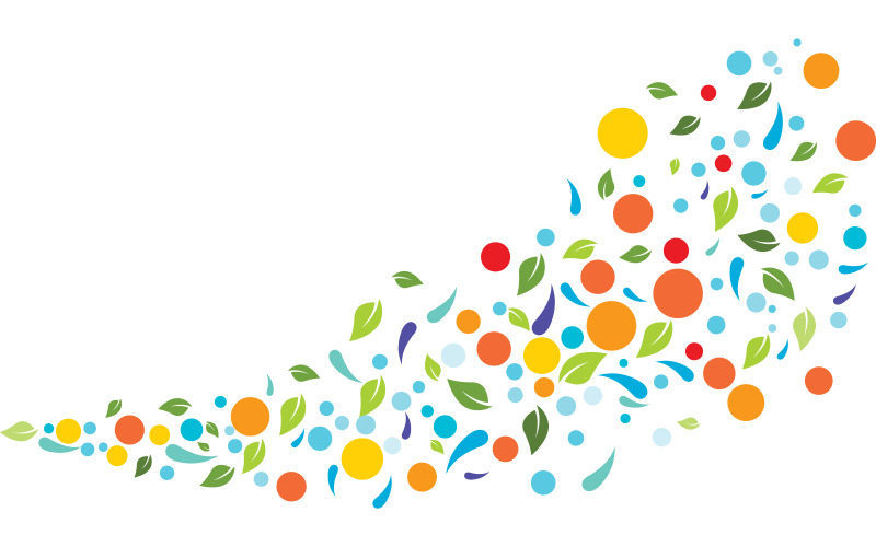Gezonde voeding veganistisch concept illustratie Template v.14