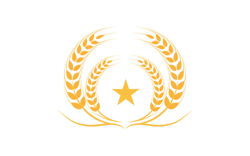 Illustrazione vettoriale del modello del logo del corno della testa del Toro v.11