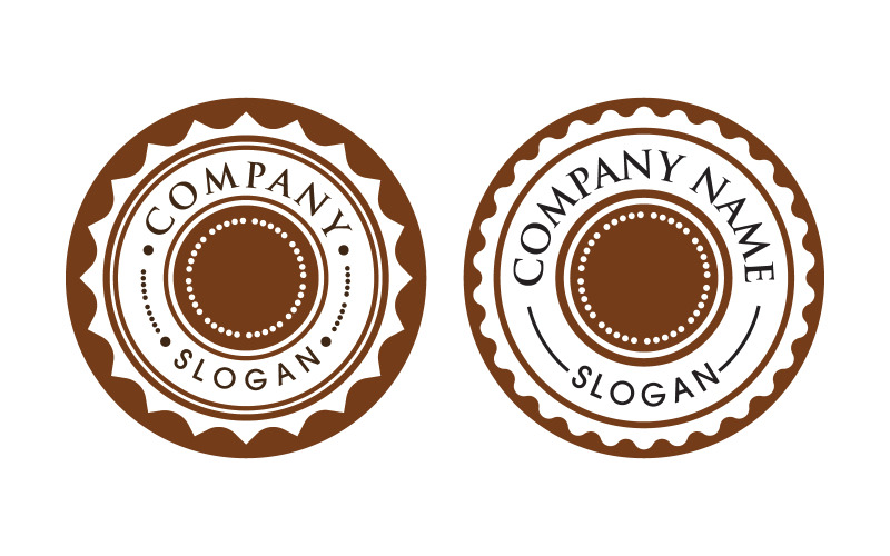 Szablon projektu ilustracji produktu emblematu v.10
