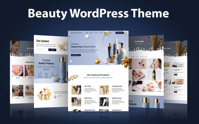 Maxbeauty - 美容化妆品 WordPress 主题