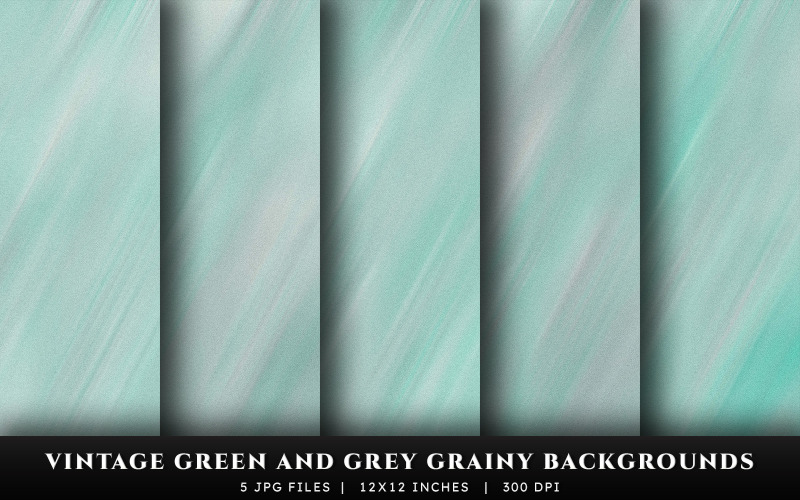 Sfondi vintage con texture granulosa verde e grigio