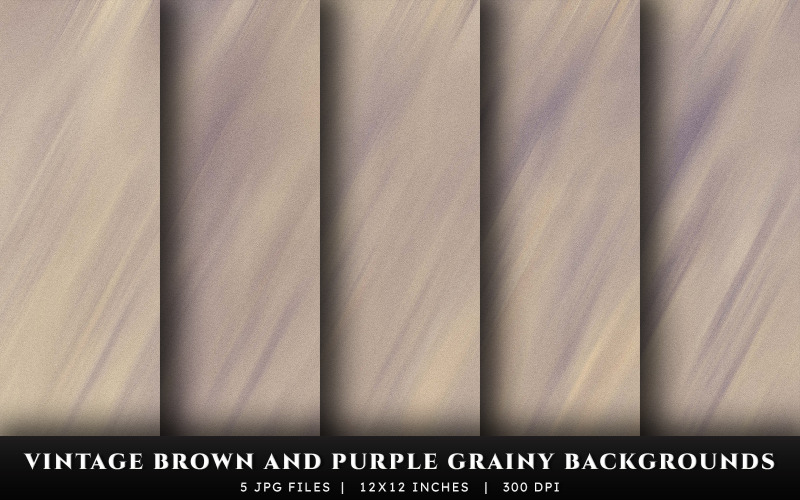 Vintage Brown and Purple Grainy Texture Backgrounds