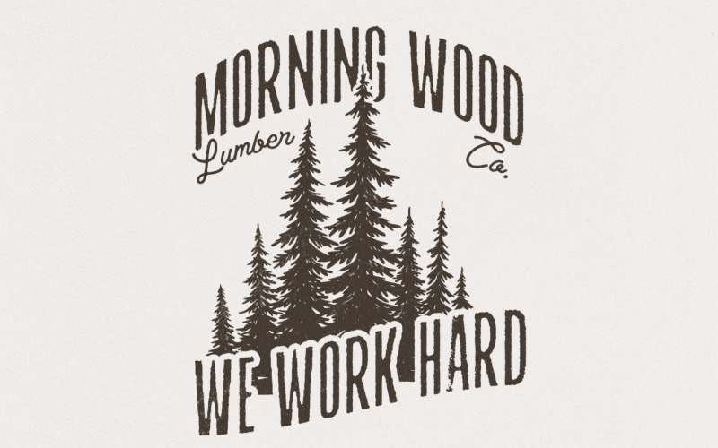 Morning Wood Lumber Co PNG, Grappig Echtgenoot Cadeau, Volwassen Humor PNG, Sarcasme PNG, Verjaardag PNG,