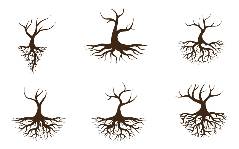 Logo's van groene boom blad ecologie natuur element vector ontwerp v.2