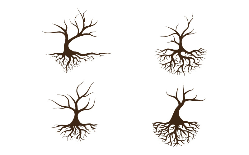 Logo's van groene boom blad ecologie natuur element vector ontwerp v.4