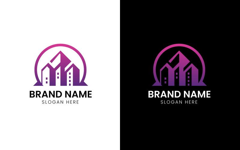 Logo onroerend goed gebouw-839