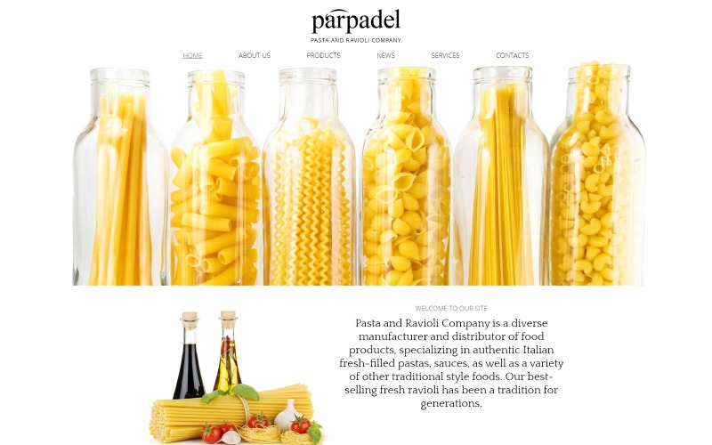 шаблон pasta paradise joomla