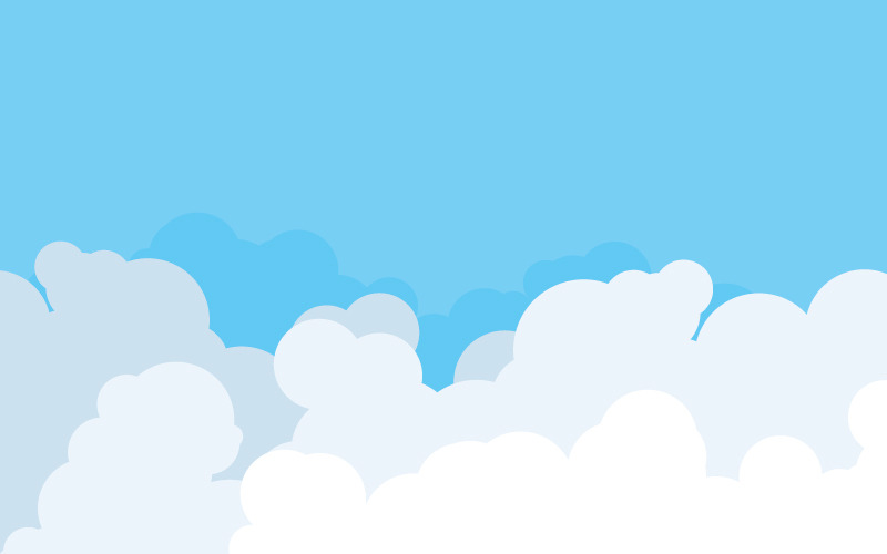 Cloud Achtergrond sjabloon illustratie ontwerp v.13