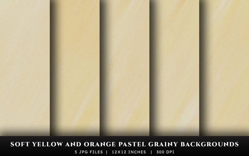 Mjuk gul och orange pastell korniga texturbakgrunder