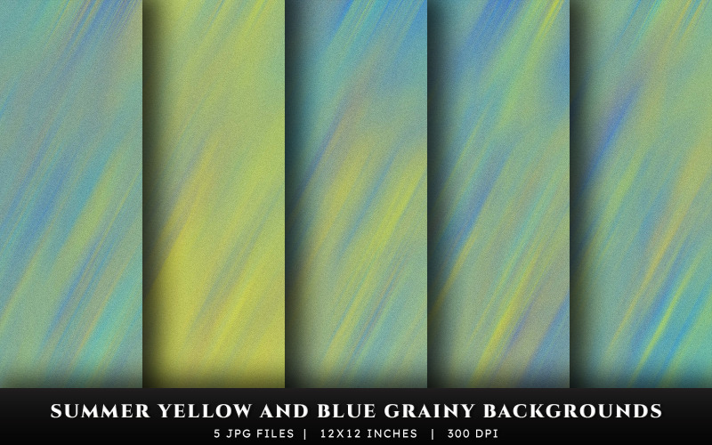 Sfondi estivi con texture granulosa gialla e blu