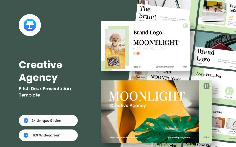 Pitch Deck einer Kreativagentur – Trendige und wirkungsvolle Keynote