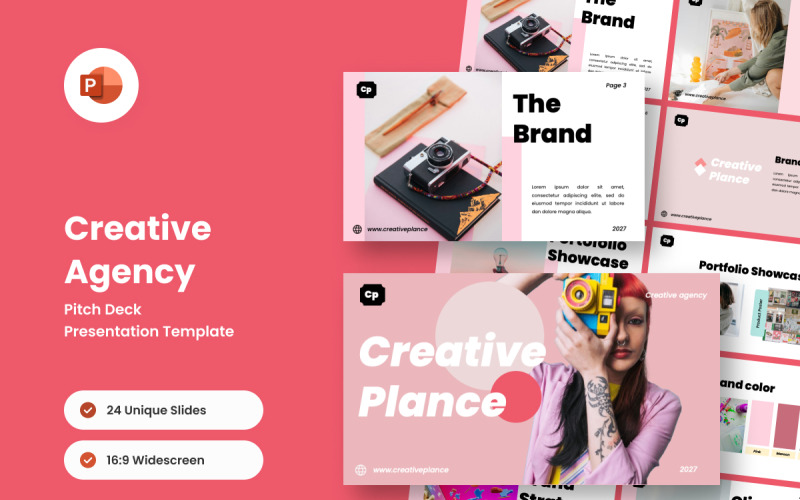 Creative Agency Pitch Deck – snygg och effektfull PowerPoint
