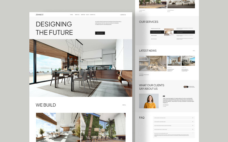 İç mekan web sitesi web sitesi tasarımı