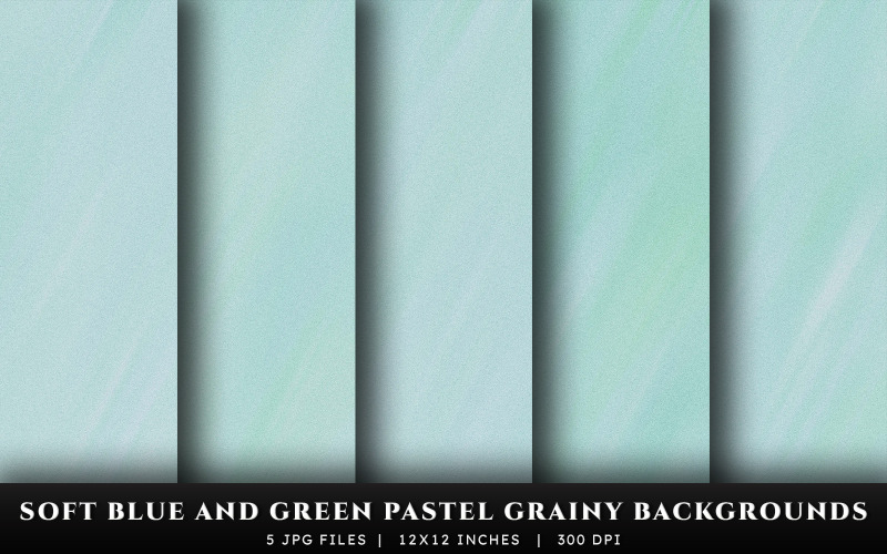 Weiche blaue und grüne Pastell-Hintergründe mit körniger Textur