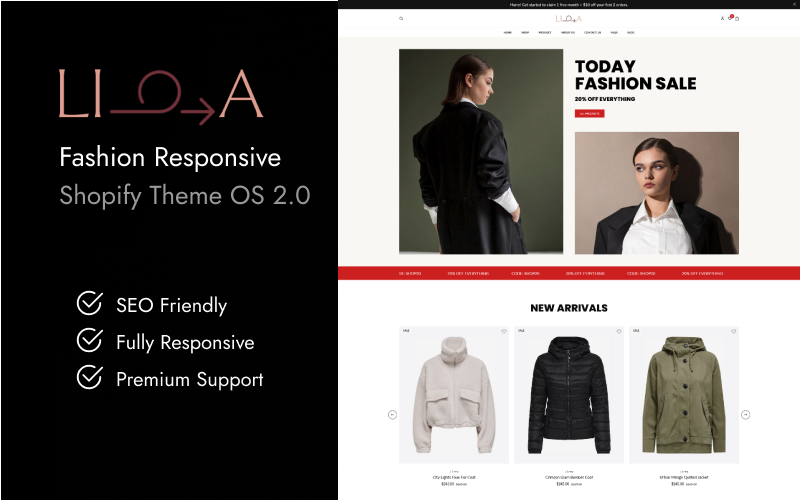 Lirea | 时尚响应式 Shopify 主题 OS 2.0