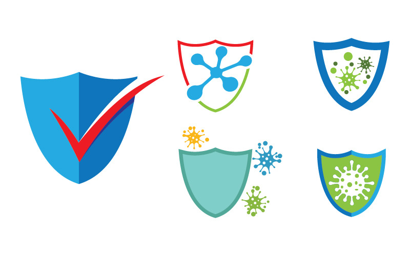 Virus pandemie medische vector illustratie sjabloon v.8
