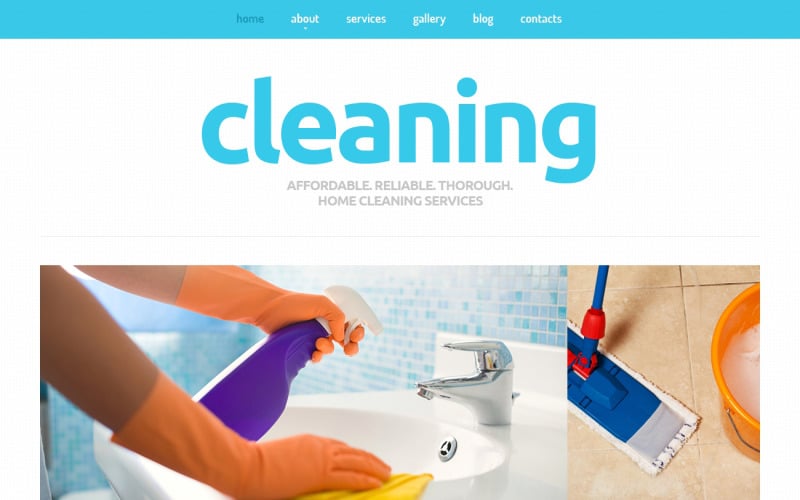 Cleaning Responsive Joomla Template