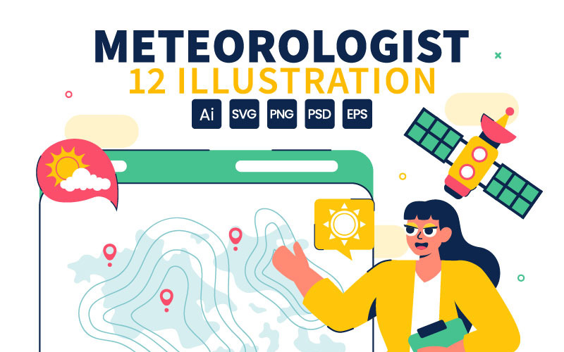 12 Meteorológus elemző illusztráció