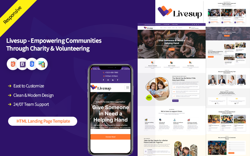 Livesup - Rafforzare le comunità attraverso la beneficenza e il volontariato