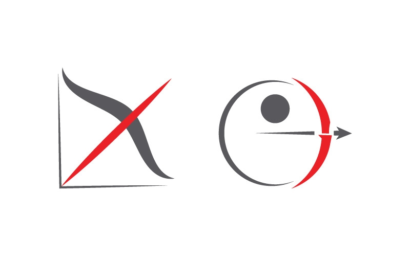 Archery Sport Logo ikon illustration designmall v.9